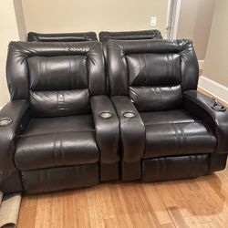 4 Movie Chairs And 1 Chair