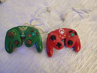 Zelda And Mario Wii Controllers