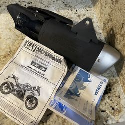 New Yamaha 2MS exhaust pipe muffler, slip-on can silencer 2MS-E47A0-V0-00 - Yoshimura Slip-on 