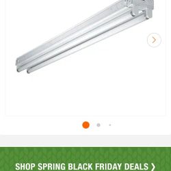 Fluorescent Garage Bay Lights