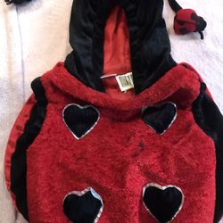 Lady Bug Costume $5 Toddler Size 2
