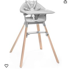 Stokke Clikk High Chair In Grey