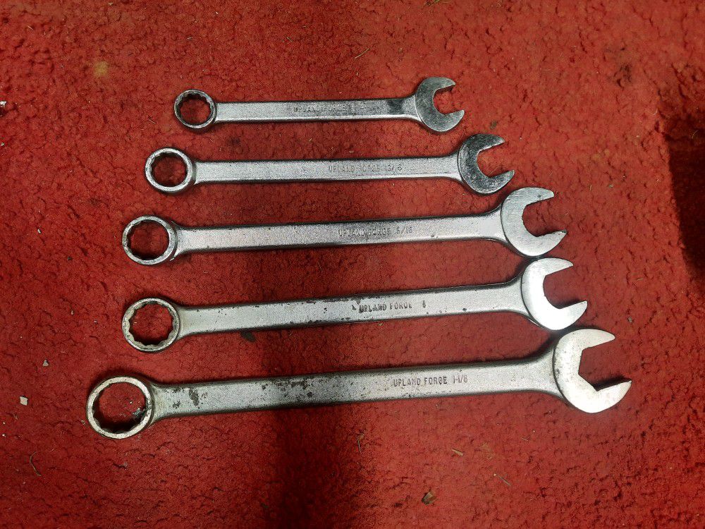 Vintage Upland Forge Combination Wrench Set