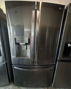 LG French Door Fridge – Black Stainless, Ice & Water