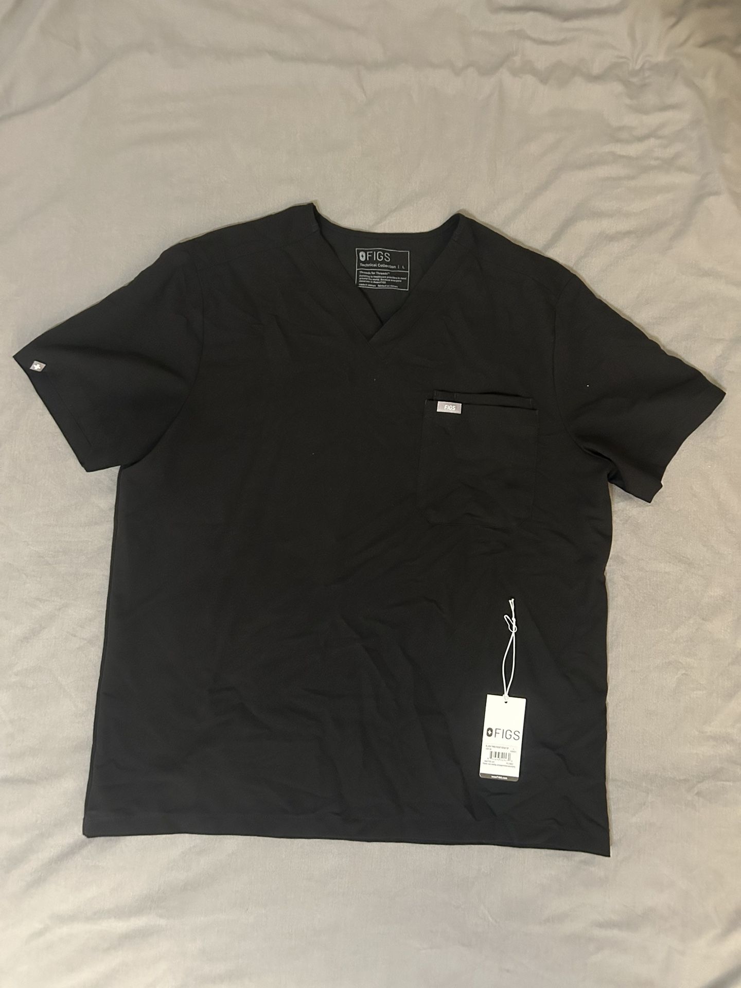 Black FIGS scrubs set
