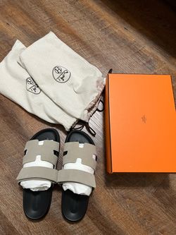 Hermès Chypre Sandals with Box and Dust Bags size 8