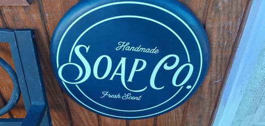 Metal Soap Sign 18×18 
