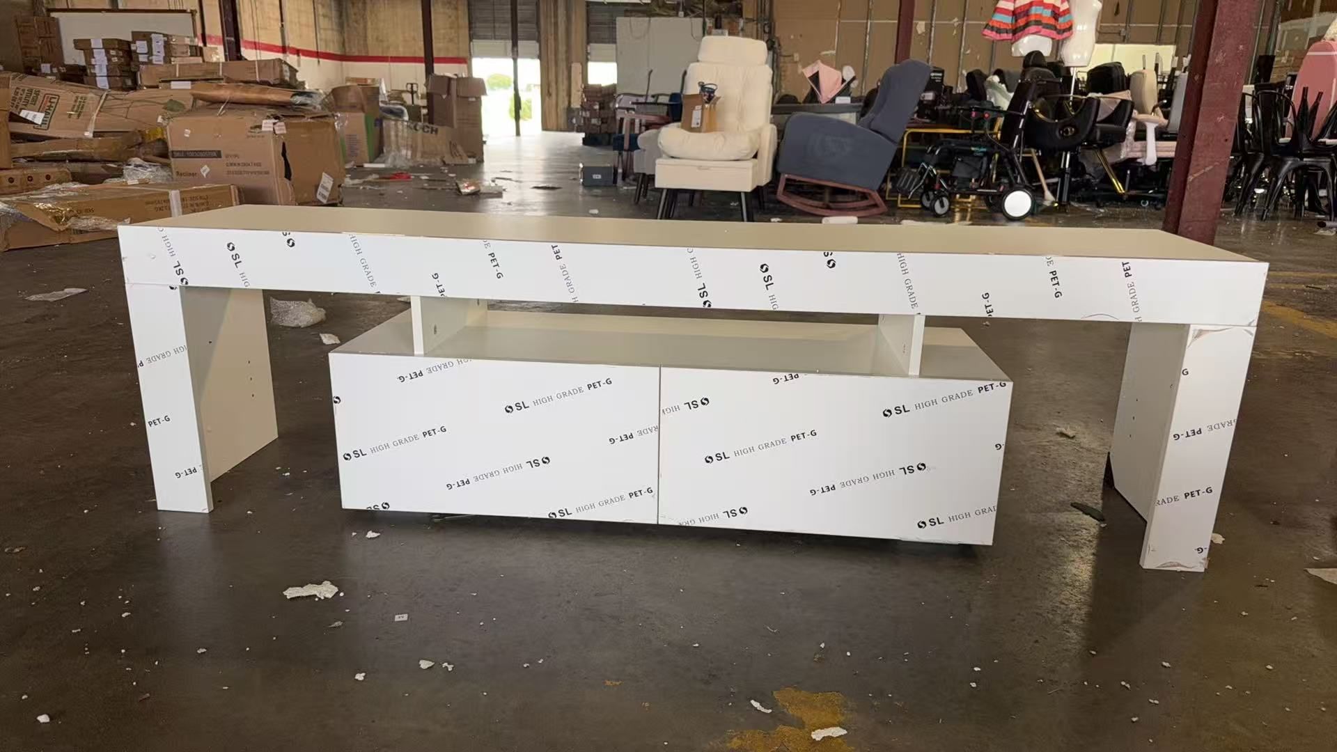 LED TV Stand for TVs Up to 70 Inch