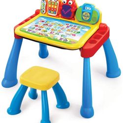 VTech Touch and Learn Activity Desk Deluxe, Very Good Condition