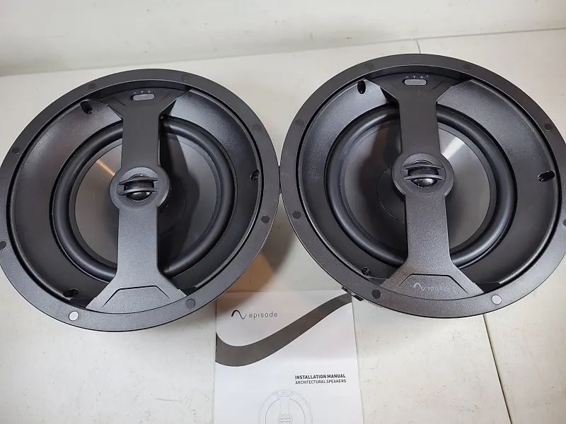 inceiling speaker Episode 550 Series In-Ceiling Thin Bezel Speakers 8in Woofers ES-550T-IC-8