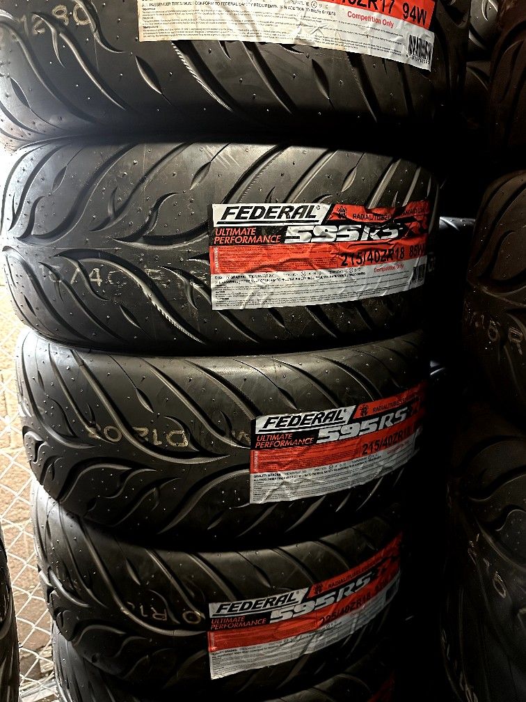 215/40/18 Federal 595RS-RR! Price includes installed and balance