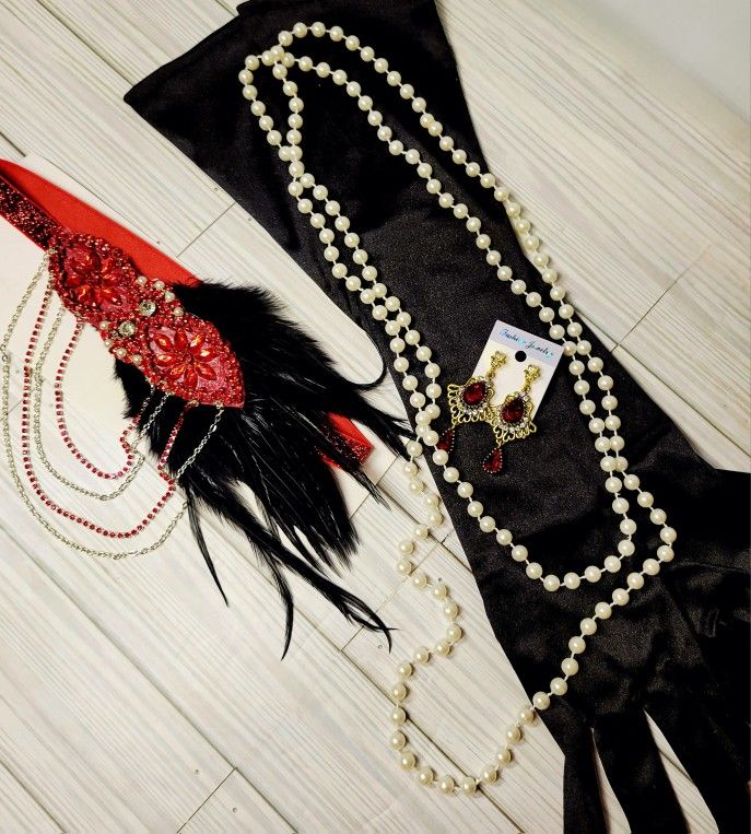 Flapper Costume Accessory Set