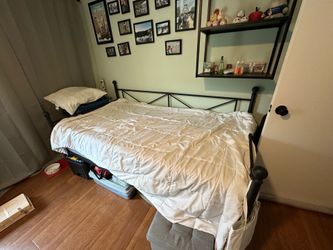 Twin Bedframe and Mattress