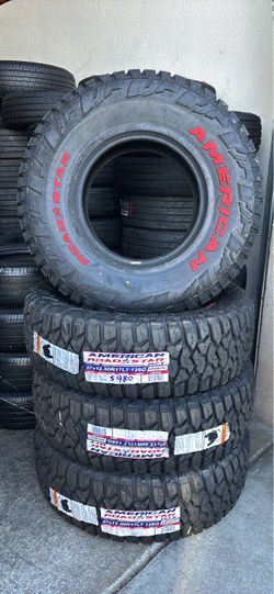 37/12.50/17 New American Tires
