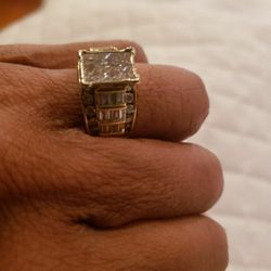 3 carat Diamond Princess Ring