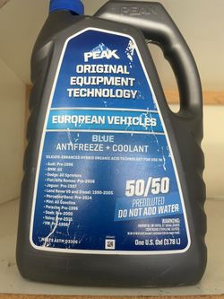 Prediluted Coolant For European Cars