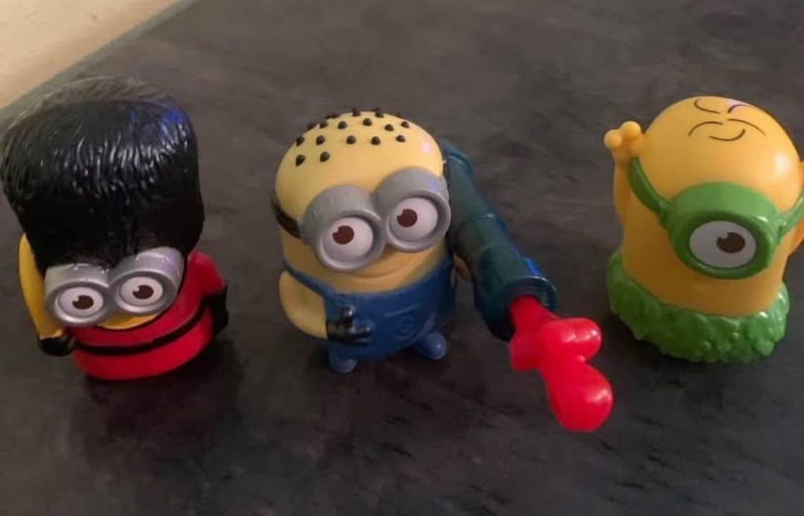 Minions Figures – Mixed Toy Set of 3 Despicable Me Figurines