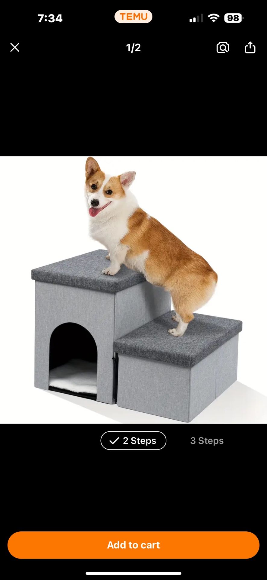 Dog Bed N Storage Bin