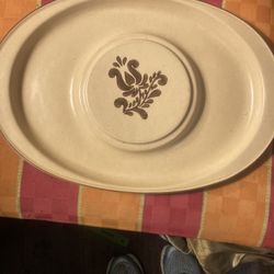Vintage Pfaltzgraff Cheese/cracker Plate