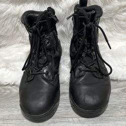 5.11 Tactical Boots Lace-up &Side Zip Black Leather Sz 11