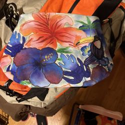 hand painted purse 