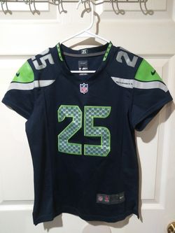 Woman's Seattle Seahawks Jersey. All stitched lettering!