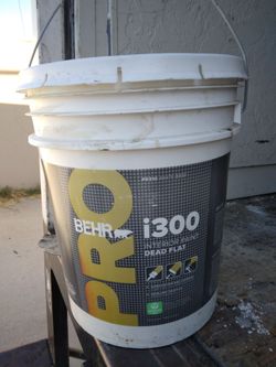 5 gallon bucket flat white interior paint