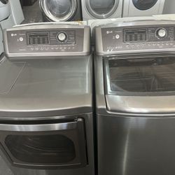 LG Washer And Dryer Sets Stainless Steel