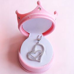 collar de corazon plata 925