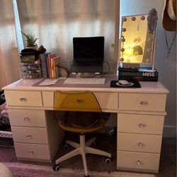 Desk / Vanity And Swivel Chair