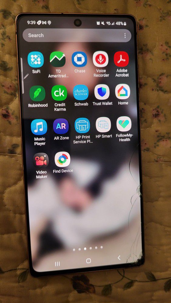 Samsung Note 20 Unlocked Front Screen Little Bit Crack But 100% Working 