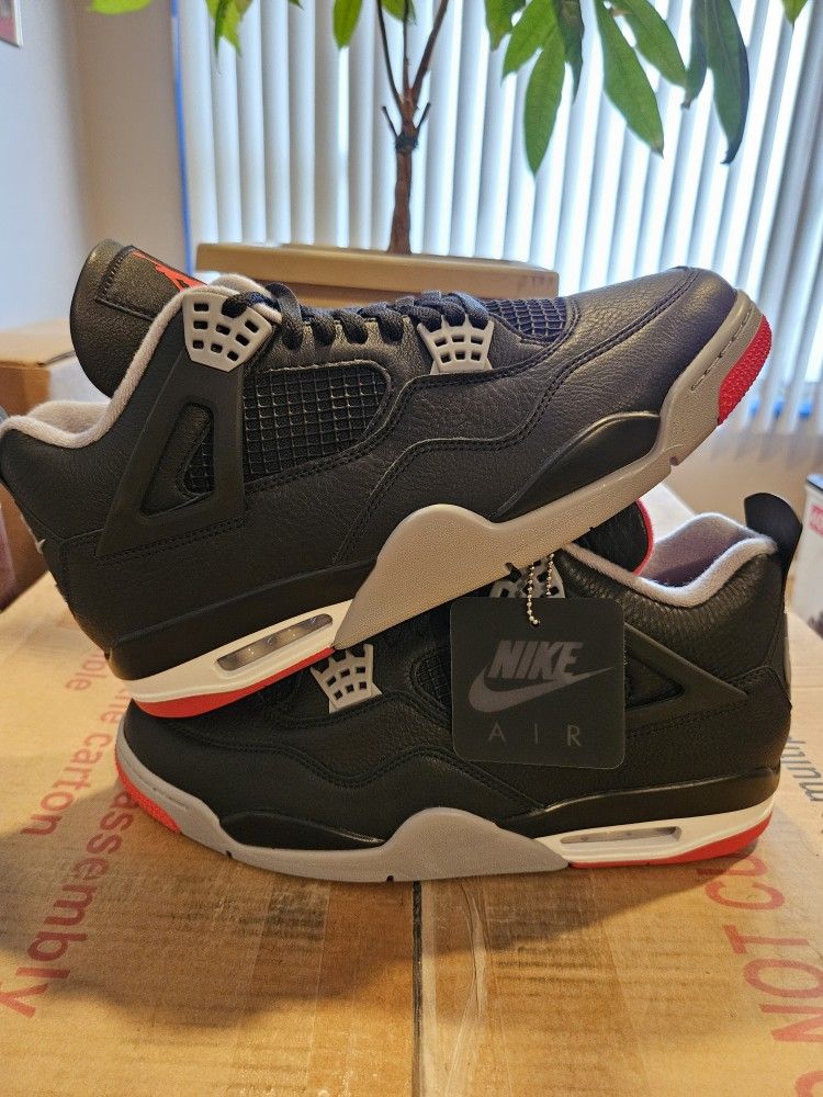 Size 12 Jordan 4 Bred Reimagined