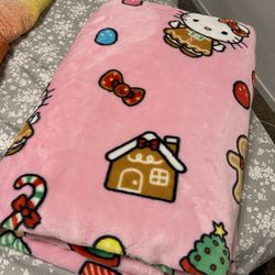 hello kitty twin blanket 