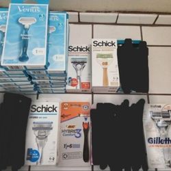 $5 Each Gillette Mach 3, Venus, Schick Razors