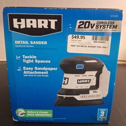 HART 20V DETAIL SANDER NEW IN BOX