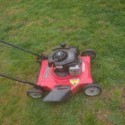 20" Hyper Tough Lawnmower Push Lawn Mower Side Discharge 