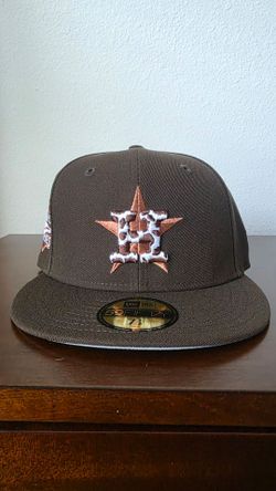 New Era Houston Astros Fitted Hat - 7 1/8