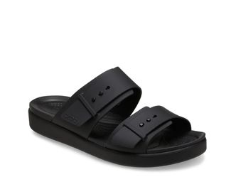 WOMEN’S Size 8 Crocs Brooklyn Buckle Low Sandals