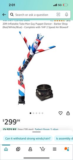 Barbershop inflatable