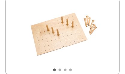 30” drawer peg system
