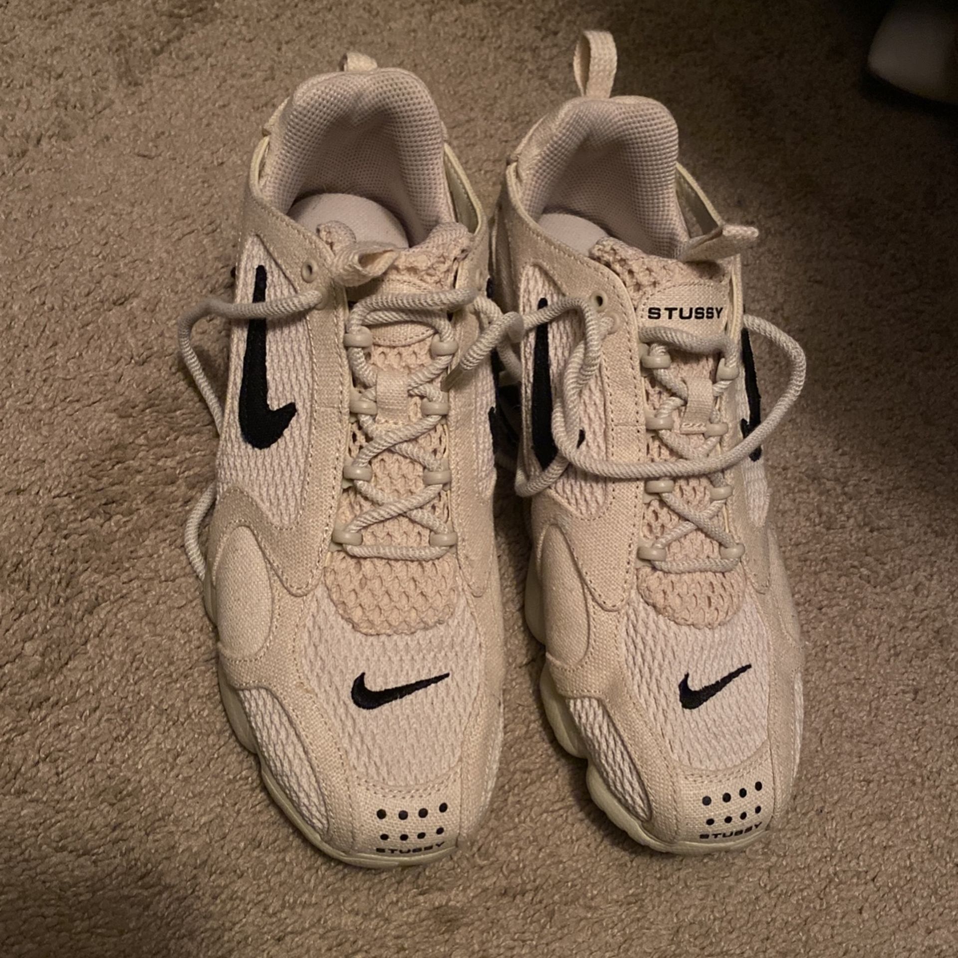 Zoom Air Stussy Fossil Size 9.5 New- No Box