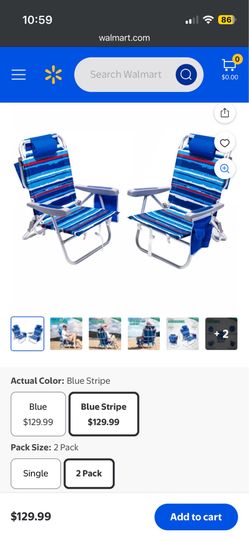 Backpack lay flat beach chair with pillow