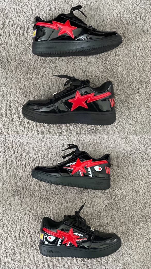 Black Bape Shoes