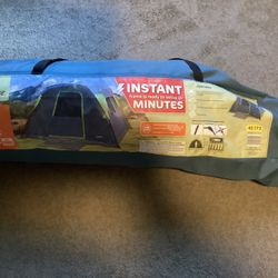  Instant Cabin Tent, Six Person 10‘ X 9‘ Camping Pop up 