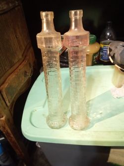 Pair of lighthouse bottles vintage $30 for the set