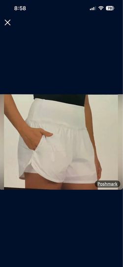 Spyder Active Women's Athletic Shorts with Pockets, White. Size Small