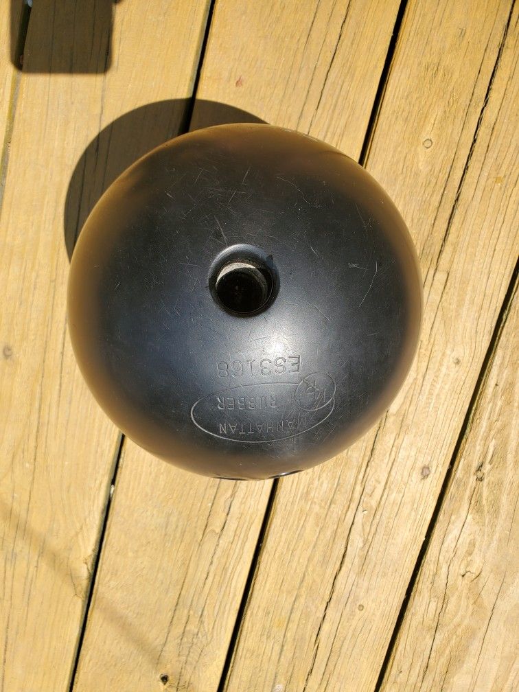 Vintage Bowling Ball And Bag