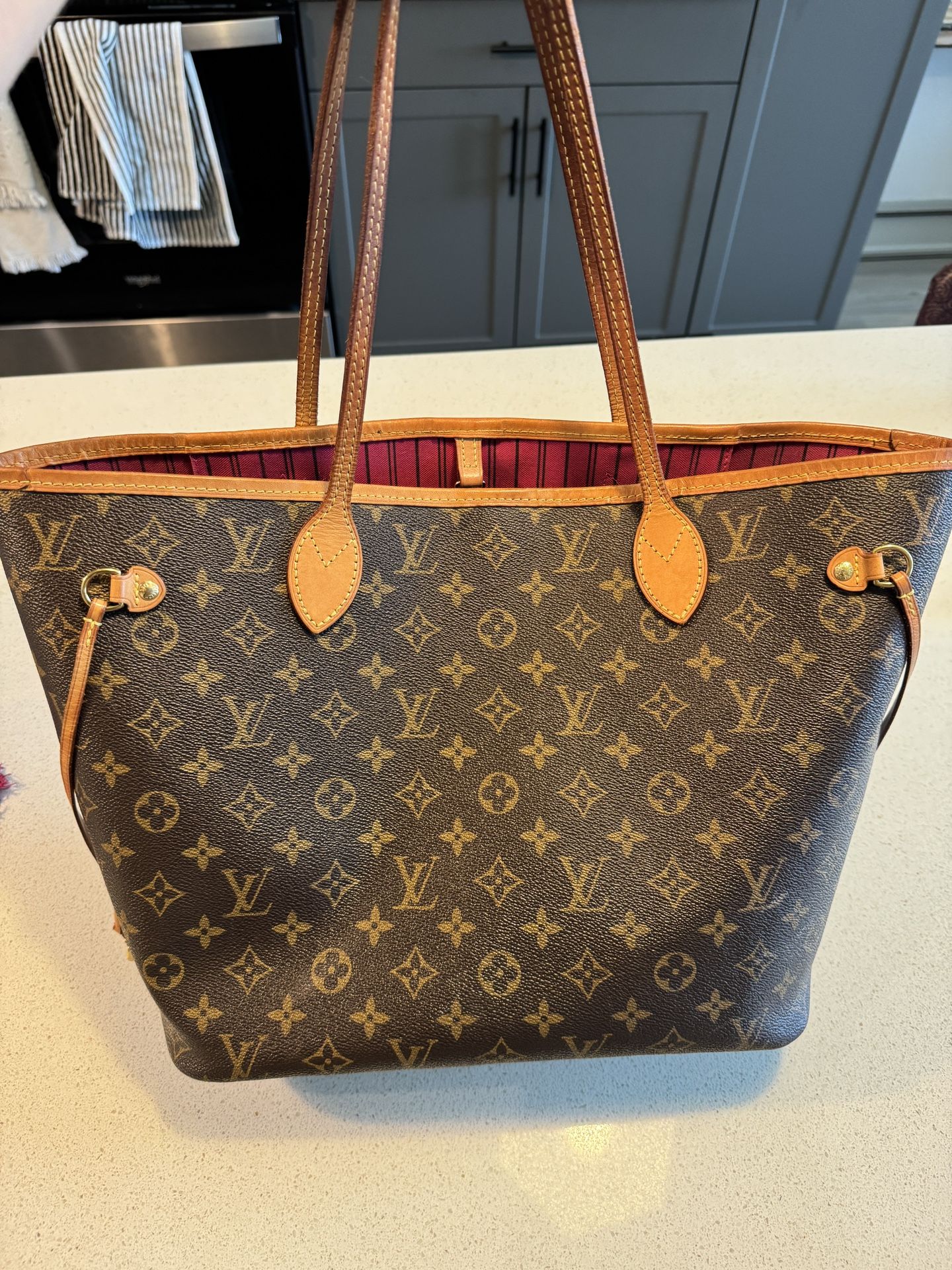 Louis Vuitton Neverfull MM PINK INTERIOR