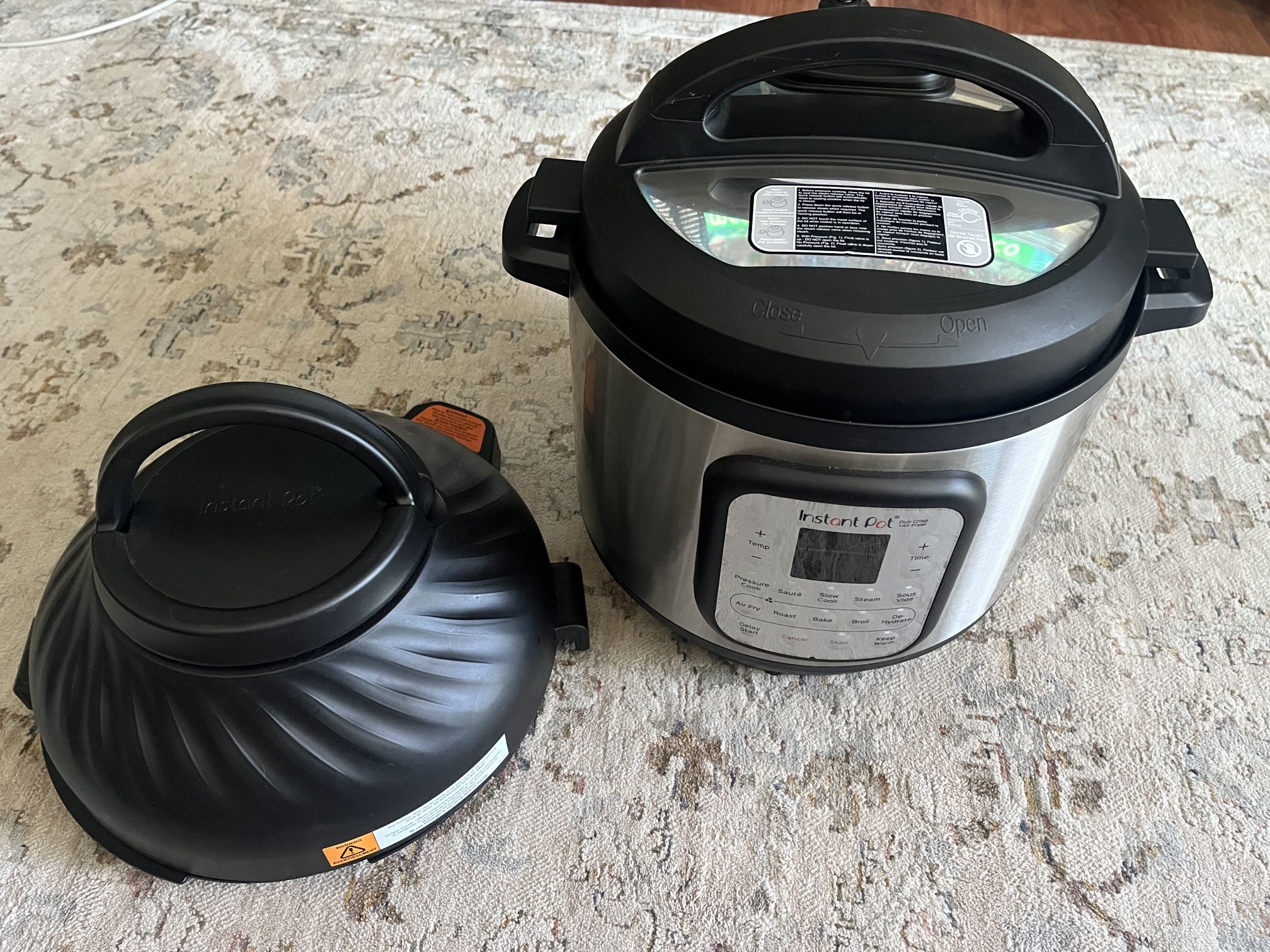 Instant Pot Duo Crisp 11 in Air Fryer and Electric Pressure