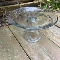 Glass Cake Trays (2 of them)